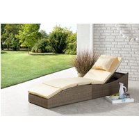 HC Garten & Freizeit klappbare Lounge-Liege mit verstellbare Rückenlehne von HC Garten & Freizeit