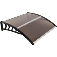 Design-Vordach, ca. 120 x 80 x 23,5 cm - Anthrazit  von HC Home & Living