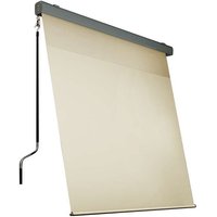 HC Home & Living Balkonmarkise Sichtschutz Sonnenrollo, ca. 150 x 300 cm - Creme von HC Home & Living