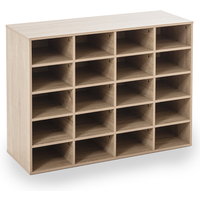 Schuhschrank L, ca. B. 92 x H. 67 x T. 33 cm - Sonoma-Eiche von HC Home & Living