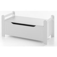 Truhenbank, ca. 88 x 43 x 38 cm - Weiß von HC Home & Living