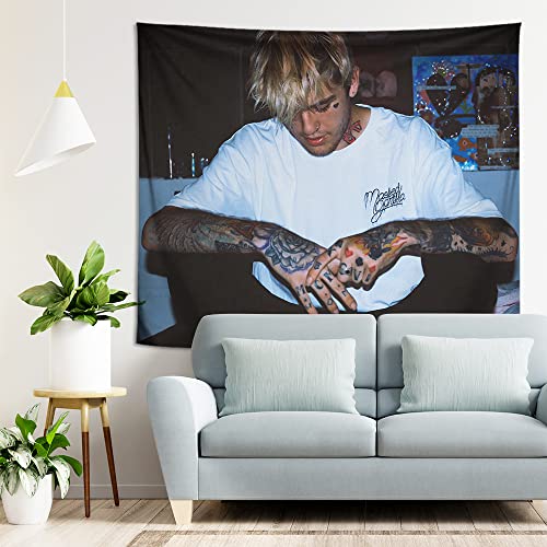 HCDZF Lil Peep Wandteppiche,Gemütliche Tapisserie Wand Home Art Dekoration Wohnzimmer Schlafzimmer Home Decor(M:59ʺ × 51ʺ) von HCDZF