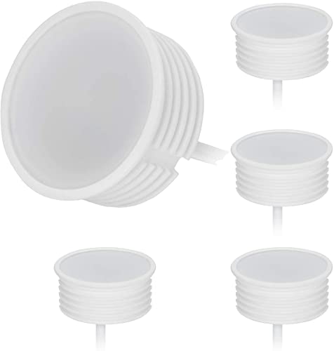 HCFEI 5x LED Modul GU10 Flach 230V 5W extra flach 22mm Dimmbar, Passend für alle Standard Einbauleuchten, Warmweiß 2700K, 120°Abstrahlwinkel von HCFEI
