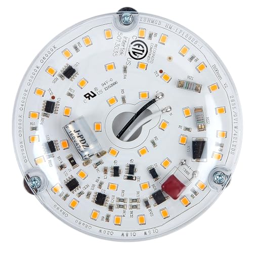 HCFEI LED Einbaustrahler Dimmbar Weiss 230V Dimmbar 75mm 4.5W Ultra Flach IP44 LED Spots Deckenspots für Badezimmer Küche Wohnzimmer, Kein Flackern (6er - Warmweiß 3000K) von HCFEI
