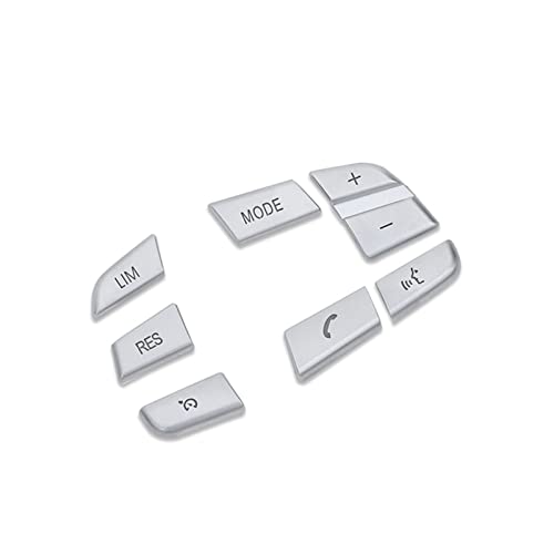 HCGLED Auto Lenkrad 7 Stücke LHD Lenkrad Taste Schalter Abdeckungen Trim Für B&MW 1 2 3 4 5 7 Serie X1 X3 X5 F10 F20 F30 F34 F25 E70 Auto Lenkradblende (Color : B2) von HCGLED