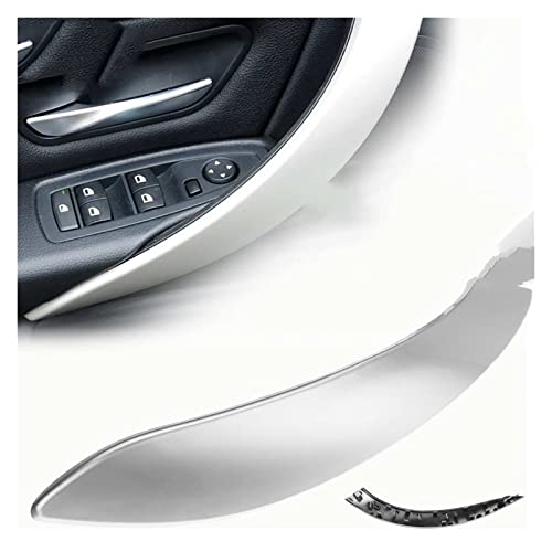HCGLED Etsuhiro Auto Innentür Armlehne Griffabdeckung Trim Für B&MW 3er 4er F30 F31 F32 F33 F34 F35 F36 F80 F82 2012-2018 51417260085 (Color : Sliver, Größe : Left) von HCGLED