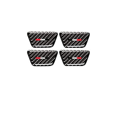 HCGLED Etsuhiro Für A-UDI A4 B8 Autotür Schüssel Griff Trim Rahmen Aufkleber Dekoration Autoinnenaus Stattung 2009-2016 (Color : Sport Racing, Größe : B2) von HCGLED