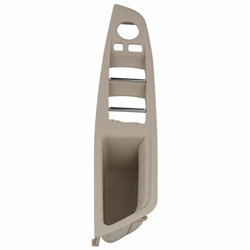 HCGLED Etsuhiro Für B&MW 5er F10 F11 F18 Türinnengriff Links Vordertür Innentürverkleidung Sitzknopf Schalterrahmen Aufbewahrungsbox (Color : Creamy White) von HCGLED