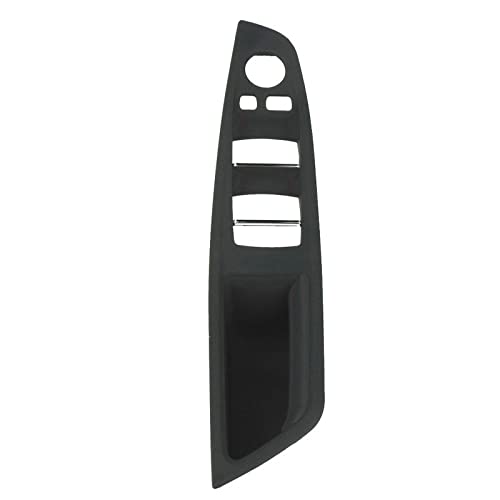 HCGLED Etsuhiro Für B&MW 5er F10 F11 F18 Türinnengriff Links Vordertür Innentürverkleidung Sitzknopf Schalterrahmen Aufbewahrungsbox (Color : Schwarz) von HCGLED