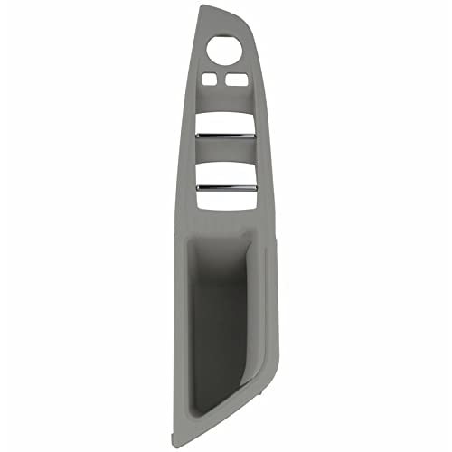 HCGLED Etsuhiro Für B&MW 5er F10 F11 F18 Türinnengriff Links Vordertür Innentürverkleidung Sitzknopf Schalterrahmen Aufbewahrungsbox (Color : grau) von HCGLED