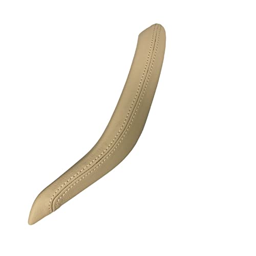 HCGLED Etsuhiro Für B&MW X5 X6 F15 F16 Auto Innenraum Beifahrertüren Zuggriff Äußere Lederabdeckung Ersatz 2014-2018 (Color : Beige, Größe : Left) von HCGLED