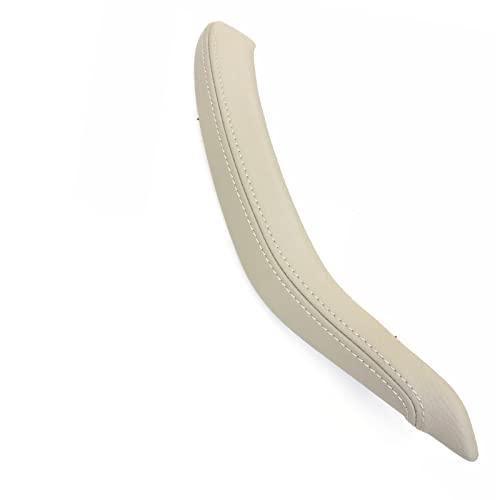 HCGLED Etsuhiro Für B&MW X5 X6 F15 F16 Auto Innenraum Beifahrertüren Zuggriff Äußere Lederabdeckung Ersatz 2014-2018 (Color : Oyster, Größe : Right) von HCGLED