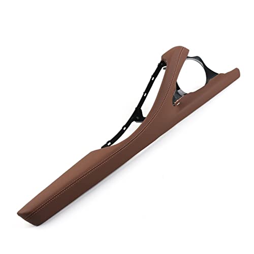 HCGLED Etsuhiro Innentürgriff Armlehne Leder Außenrahmen Halterung Für B&MW 5er F10 F11 F18 520i 523i 525i 528i 535i LHD RHD (Color : Braun, Größe : LHD) von HCGLED