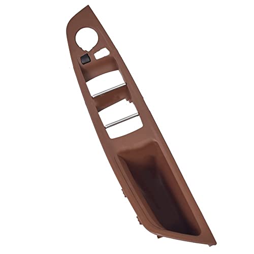 HCGLED Etsuhiro LHD RHD Für B&MW 5er F10 F11 520i 523i 525i Innenarmlehne Fensterschalter Verkleidung Türzuggriff (Color : Red Brown, Größe : RHD) von HCGLED