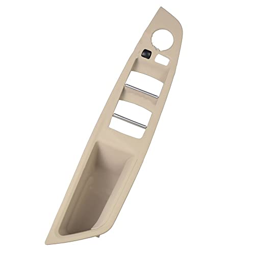HCGLED Etsuhiro LHD RHD Für B&MW 5er F10 F11 520i 523i 525i Innenarmlehne Fensterschalter Verkleidung Türzuggriff (Color : Weiss, Größe : LHD) von HCGLED