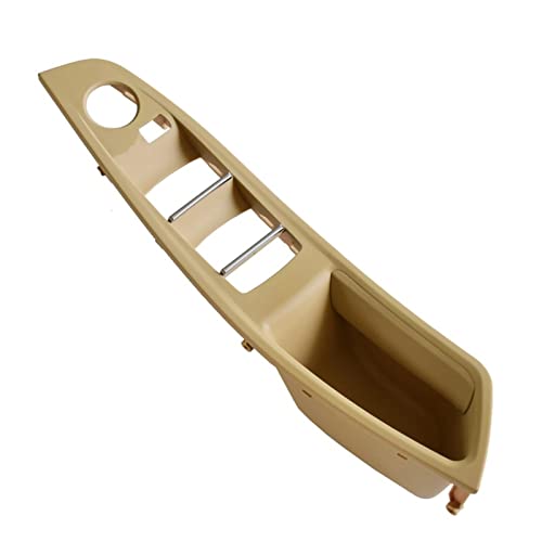 HCGLED Etsuhiro Links/Rechtslenker LHD RHD Für B&MW 5er F10 F11 Auto Innentürgriff Verkleidung Pull Trim Cover (Color : Beige, Größe : LHD) von HCGLED