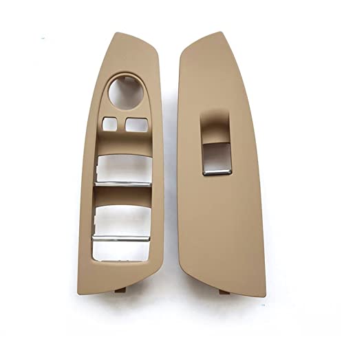 HCGLED Etsuhiro Vorderer Innentür Fenster Steuerungs Schalter Außenrahmen Verkleidung Für B&MW 7er F01 F02 730 735 740 745 750 760 (Color : Beige, Size : 1 Pair) von HCGLED