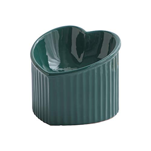 Futternapf Katze Napf Katzennapf Erhöht - Näpfe Katze Keramik - Anti Erbrechen Fressnapf Katze Hoch mit Neigung Design - Katzenfutternapf - Katzennäpfe - Katzenschüssel - Katzen Futterschale - 180 ml Futternapf Katze Napf Katzennapf Erhöht - Näpfe Katze Keramik - Anti Erbrechen Fressnapf Katze Hoch mit Neigung Design - Katzenfutternapf - Katzennäpfe - Katzenschüssel - Katzen Futterschale - 180 ml von HCHLQLZ
