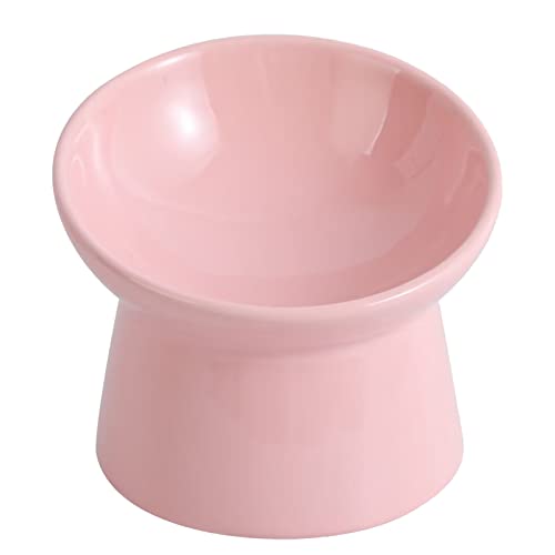 Katzennapf Keramik Erhöht Futternapf Katze - Anti Erbrechen Fressnapf Katze mit 15° Neigung Design - 15,5 cm Extra Breite Futternäpfe für Katzen Stressfreie - Katzennäpfe Schützen den Nacken- 280 ml Katzennapf Keramik Erhöht Futternapf Katze - Anti Erbrechen Fressnapf Katze mit 15° Neigung Design - 15,5 cm Extra Breite Futternäpfe für Katzen Stressfreie - Katzennäpfe Schützen den Nacken- 280 ml von HCHLQLZ