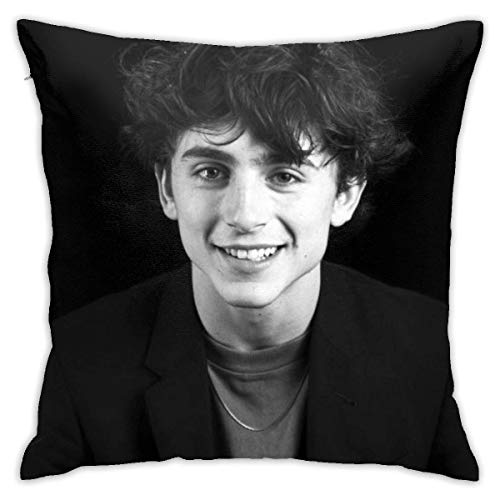 HCKZ Timothee Chalamet Dekorativer Kissenbezug Sofa Schlafzimmer Home Decor Kissenbezug Überwurf Kissenbezug (18x18 Zoll) von HCKZ