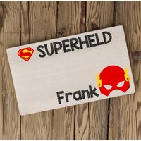 Frühstücksbrettchen Personalisiert Mit Namen | Superhelden-Motive Auf Dem Holzbrettchen Flash-Motiv Wunschnamen Vesperbrett Frühstücksbrettchen Personalisiert Mit Namen | Superhelden-Motive Auf Dem Holzbrettchen Flash-Motiv Wunschnamen Vesperbrett von HCLasergravur