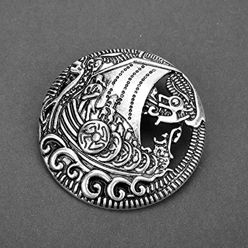 HCMA Wikinger Brosche Sammlung Vintage Penannular Schulter Schal Schal Verschluss Umhang Pin Mittelalterlichen Schmuck Nordischen Wikinger Metall Pin Abzeichen von HCMA