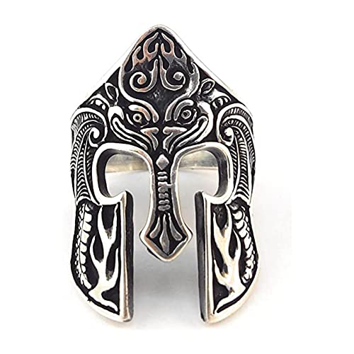 Klassische Spartan Maske Krieger Ring Skandinavischer Ring Wikinger Totem Maske Amulett Ring Herren Vintage Schmuck Geschenk von HCMA