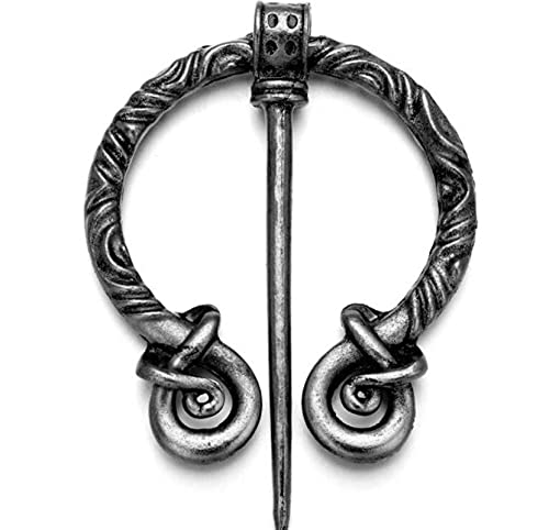 Mode Vintage Brosche Viking Bronze Hohle Gürtelschnalle Spirale Brosche Umhang Pin Verschluss Broschen Retro Mittelalterlichen Nordischen Schmuck von HCMA