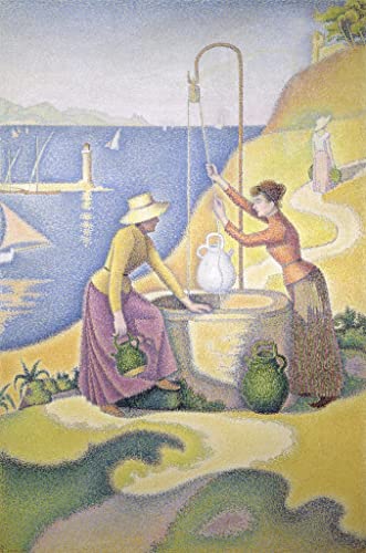 HCOTZHPY Berühmt Leinwand Wandbild Kunstdruck Leinwand Malerei Poster Junge Frauen der Provence am Brunnen von Paul Signac Leinwand Plakat für Flurdekoration 60x90cm HCOTZHPY Berühmt Leinwand Wandbild Kunstdruck Leinwand Malerei Poster Junge Frauen der Provence am Brunnen von Paul Signac Leinwand Plakat für Flurdekoration 60x90cm von HCOTZHPY