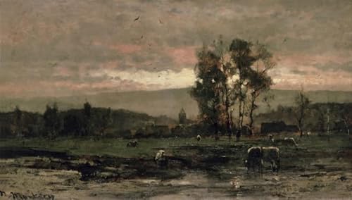 HCOTZHPY Ölgemälde Leinwandbilder Bild Kunst Leinwand Malerei Dämmerung von mihaly munkacsy Ölgemälde Bilder für Wanddekoration 60x90cm HCOTZHPY Ölgemälde Leinwandbilder Bild Kunst Leinwand Malerei Dämmerung von mihaly munkacsy Ölgemälde Bilder für Wanddekoration 60x90cm von HCOTZHPY