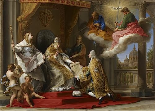 HCOTZHPY Ölgemälde Leinwandbilder Bild Kunst Leinwand Malerei Papst Benedikt XVI. überreicht dem Grafen von Stainville die Enzyklika Ex Omnibus Ölgemälde Bilder für Wanddekoration 60x90cm HCOTZHPY Ölgemälde Leinwandbilder Bild Kunst Leinwand Malerei Papst Benedikt XVI. überreicht dem Grafen von Stainville die Enzyklika Ex Omnibus Ölgemälde Bilder für Wanddekoration 60x90cm von HCOTZHPY