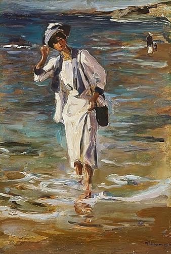HCOTZHPY Reproduktion Leinwanddruck Und Poster Wandkunst Bild Frau am Strand von Max Liebermann Moderne Kunstdrucke für Wohnkultur 60x90cm HCOTZHPY Reproduktion Leinwanddruck Und Poster Wandkunst Bild Frau am Strand von Max Liebermann Moderne Kunstdrucke für Wohnkultur 60x90cm von HCOTZHPY