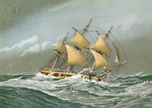 HCOTZHPY Reproduktion Leinwanddruck Und Poster Wandkunst Bild eine Fregatte der Royal Navy von William Frederick Mitchell Moderne Kunstdrucke für Wohnkultur 60x90cm HCOTZHPY Reproduktion Leinwanddruck Und Poster Wandkunst Bild eine Fregatte der Royal Navy von William Frederick Mitchell Moderne Kunstdrucke für Wohnkultur 60x90cm von HCOTZHPY