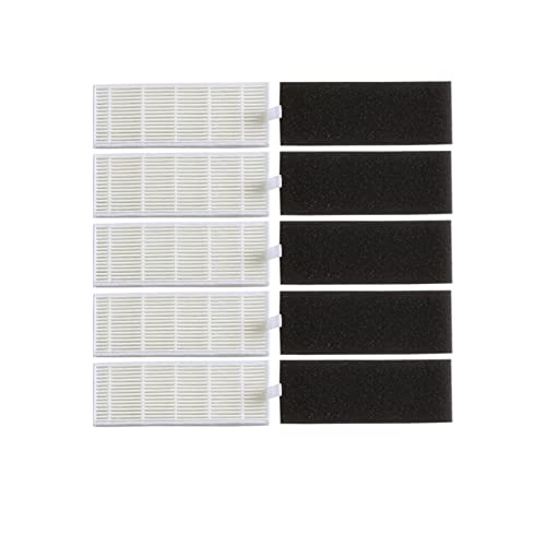 HCOWL Roboter-Hepa-Filter, kompatibel mit ECOVACS Deebot M82 DM82 Roboter-Staubsauger, Ersatzteile, Filterersatz von HCOWL