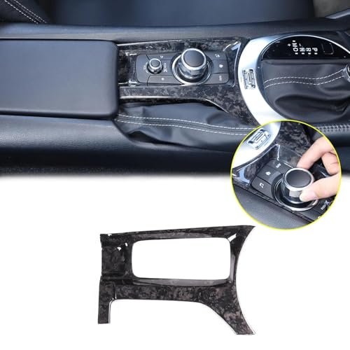 HCPAVEXT Car Center Control Multimedia Panel Rahmenabdeckung Trim Für Mazda MX-5 Für Miata ND 2016 2017 2018 2019 2020 2021 2022 2023 VäxeInnenausstattung Für Autos(Forged Pattern) von HCPAVEXT