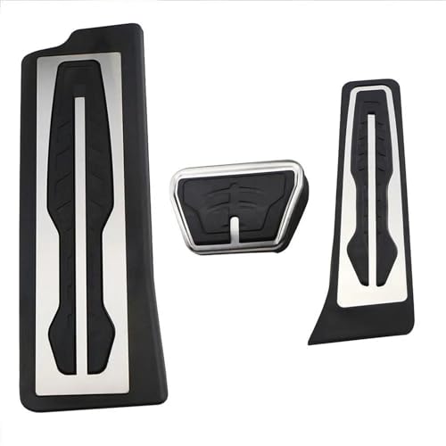HCPAVEXT Pedalabdeckung Für B&MW 3er G20 G21 2020-2023 LHD Gaspedal Fußstütze Pedal Pads Bremse Gaspedal Platte Pad(at with Rest) von HCPAVEXT