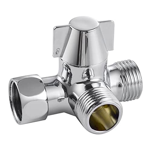 HCPGBGLBTF G1 / 2-Zoll-DREI-Wege-Wasser-Umsteller-Adapter-Duschableiter-Stecker-Toiletten-Bidet-Wasser-Separator-Wasserhahn-Splitter-Ventil Kugelhahn von HCPGBGLBTF