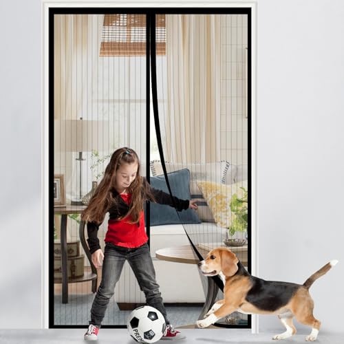 HCSSZ Fliegengitter Tür,100x220cm Magnet Insektenschutz Balkontür,Ohne Bohren,Verdickter Fliegenvorhang,Fliegengitter Balkontür,für Schiebetür Wohnzimmer und Terrassentür HCSSZ Fliegengitter Tür,100x220cm Magnet Insektenschutz Balkontür,Ohne Bohren,Verdickter Fliegenvorhang,Fliegengitter Balkontür,für Schiebetür Wohnzimmer und Terrassentür von HCSSZ