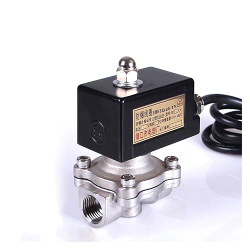 1/2 "3/4" 1 "normalerweise geschlossen IICT4 explosionsgeschützte Magnetspule Edelstahl Gas Wasser 220 V 12 V(BSP-24VDC,0.5 Inch) von HCVYQMMJ