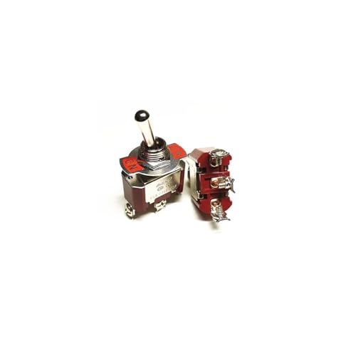 5 STÜCKE High-end-Netzschalter mit Griff EIN Aus EIN EIN/Aus/EIN Silberkontakt 16A 250 V 3/4/6/9/12PIN E-Ten(ON-ON 3PIN) von HCVYQMMJ