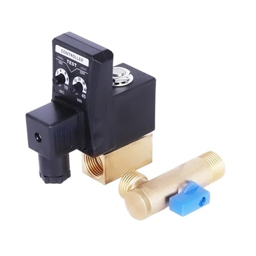 HCVYQMMJ 1/2 "DN15 Auto Pneumatische Ventil Ablauf Luft Kompressor Zeit Verzögerung Schalter Elektromagnetische Magnetische Controller(Opt Coil) von HCVYQMMJ