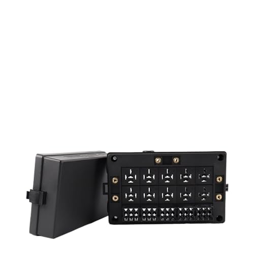 HCVYQMMJ 10-Weg Auto Sicherung Box DIY wasserdichte Kombination Multi-Weg Relais Box Kleine Auto Control Box(Equipped with 12V Four pin Relay) von HCVYQMMJ