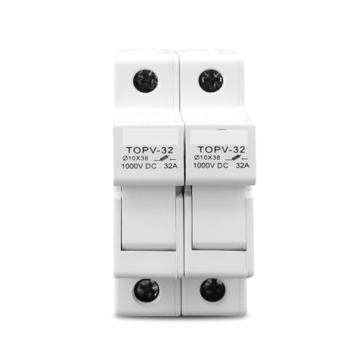 HCVYQMMJ 2P Parallel DC Sicherungshalter 10 * 38mm Hochspannung Solar Photovoltaik 1000V TOMZN TOPV-30 HCVYQMMJ 2P Parallel DC Sicherungshalter 10 * 38mm Hochspannung Solar Photovoltaik 1000V TOMZN TOPV-30 von HCVYQMMJ