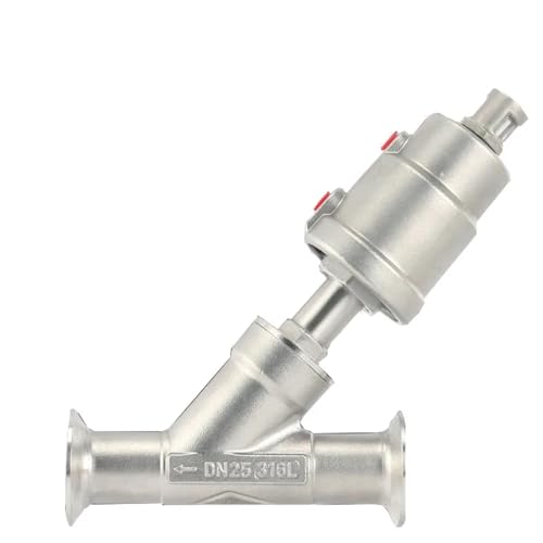 HCVYQMMJ DN20 Pneumatische Quick-Installieren Winkel Sitz Ventil 16bar 304 Edelstahl Winkel Sitz Ventil Abdichtung(Normally Open,Single Acting) von HCVYQMMJ
