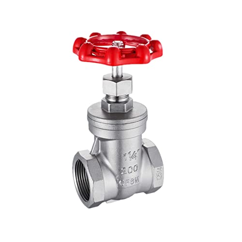HCVYQMMJ Edelstahl-Absperrschieber DN15 DN20 DN25 DN32 Wasserventil Umschaltventil Innengewinde Bewässerungsventiladapter for Wasserhaus 1 Stück(G1l2 DN15) von HCVYQMMJ