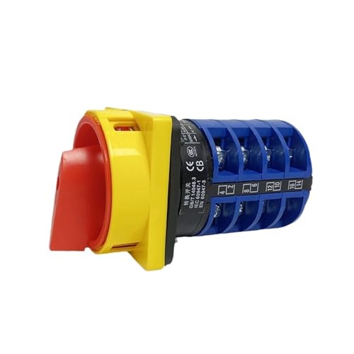 HCVYQMMJ Nockenschalter 690 V 32 A Vorhängeschloss-Umschalter Drehschalter 2 Positionen 4 Pole YMW26-32/4GS(ON-Off) von HCVYQMMJ