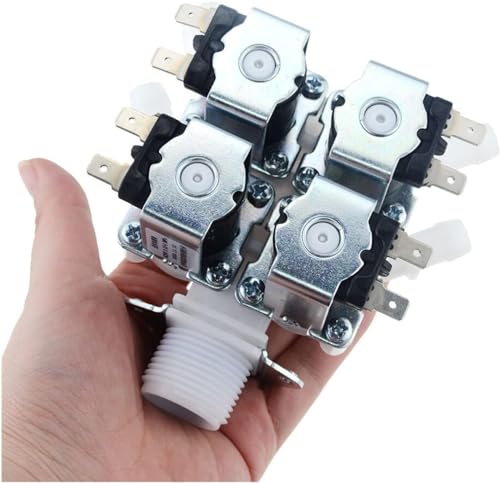 HCVYQMMJ Ventil DN20 DC12V 24V 36V AC220V G3/4" 1 in 4 Out Elektromagnetisches Ventil Normalerweise geschlossenes Wasserablassventil Elektrisches Wassereinlass-Magnetventil(DC 48V) von HCVYQMMJ