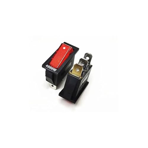 Netzschalter Haushalt Elektroherd Heizung Schalter Zubehör Multifunktions-Taste Schalter Band2 800w bis 4000w KCD3(KCD3 Band2 3PIN,Silver contact 3500W) von HCVYQMMJ