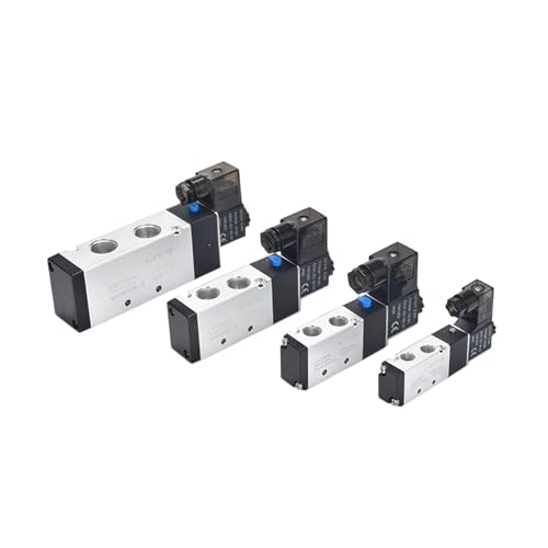 Pneumatisches Magnetventil, 5-Wege-2-Positionen-Luftmagnetventil 4V210-08 4V310-10 12 V 24 V 220 V Pneumatisches Magnetventil(Dv12v,4V120-06) von HCVYQMMJ
