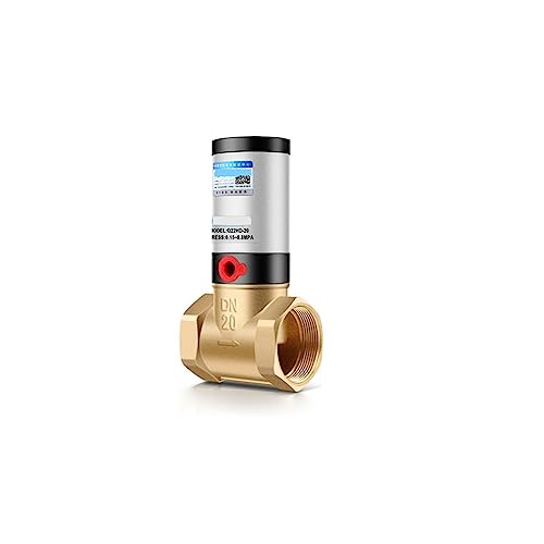 Q22HD-20 3/4 Zoll Luftstromregelventil Messing Direktwirkung G-Gewinde PTFE for Luft Wasser Öl Gas 1 Stück von HCVYQMMJ